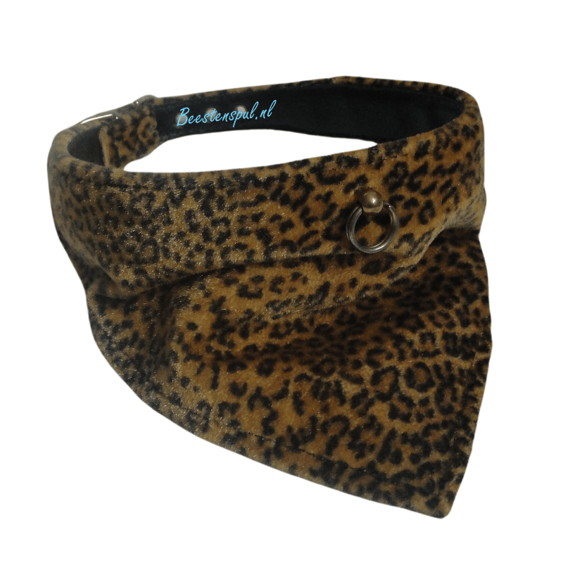 Halsband Zakdoek - Luipaard Print 2 Halsband Zakdoek - Luipaard Print - Afbeelding 2