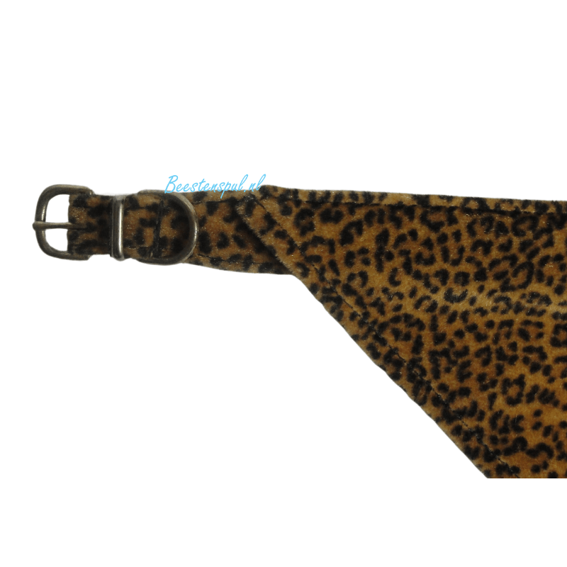 Halsband Zakdoek - Luipaard Print 3 Halsband Zakdoek - Luipaard Print - Afbeelding 3