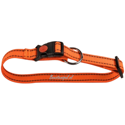 Halsband - Nylon Reflecterend- Oranje