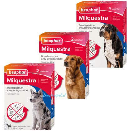 Beaphar - Milquestra - Ontworming - Hond