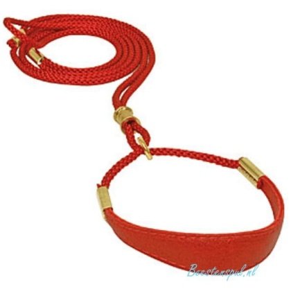 Showlijn - Nylon Deluxe - Rond - Breed Nekgedeelte - Rood