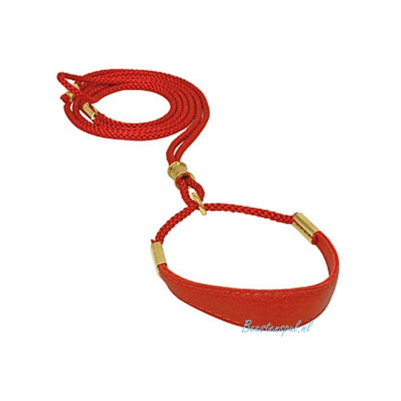 Showlijn - Nylon Deluxe - Rond - Breed Nekgedeelte - Rood 1 Showlijn - Nylon Deluxe - Rond - Breed Nekgedeelte - Rood