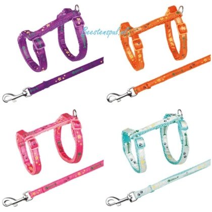 Trixie - Kattentuigje Adult - Vissengraat en Ster Printje