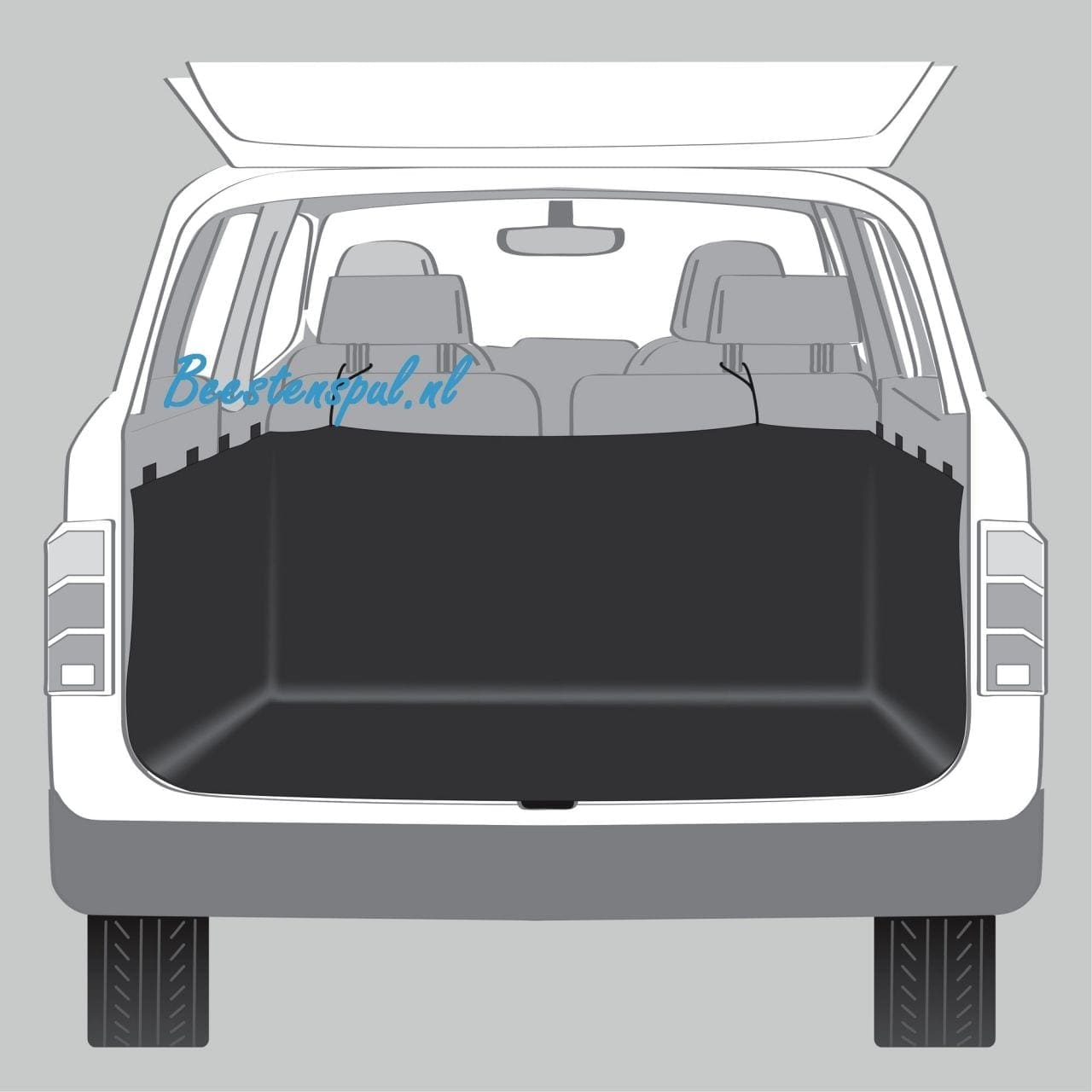 Trixie - Beschermdeken Kofferbak - Auto 2 Trixie - Beschermdeken Kofferbak - Auto - Afbeelding 2