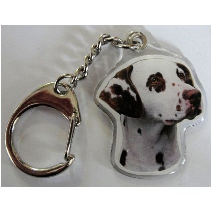 Dalmatier sleutelhanger gummie