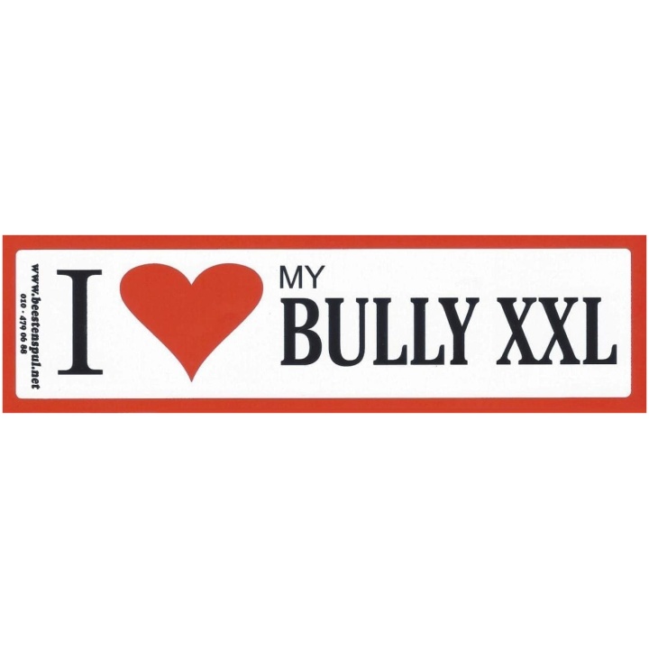 Bully XXL I love sticker