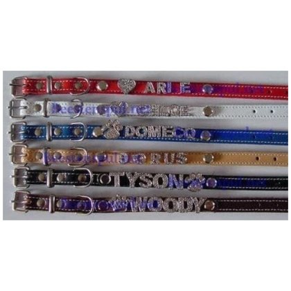 Halsbanden voor Strass letters 60-65-69 cm