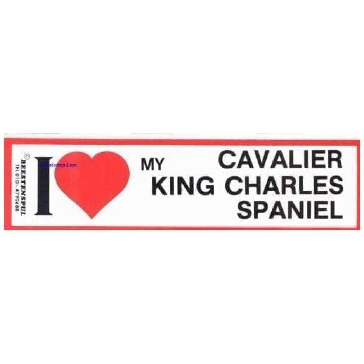 Cavalier I love sticker