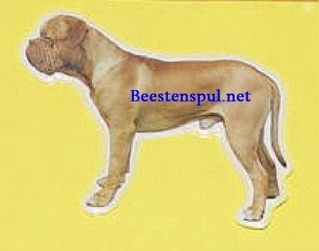 Bordeaux Dog sticker 09