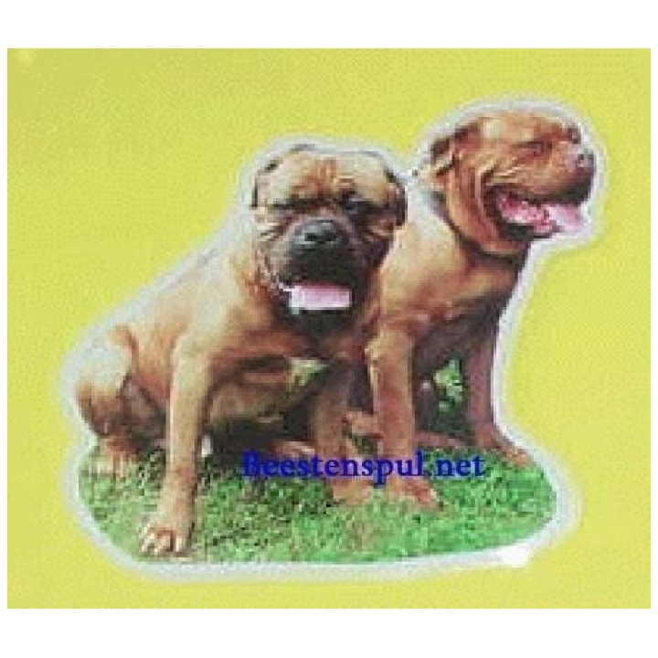 Bordeaux Dog sticker 07