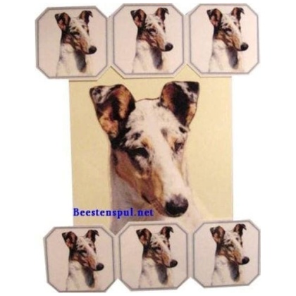 Collie onderzetter set 02