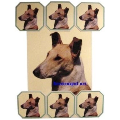Collie onderzetter set 01