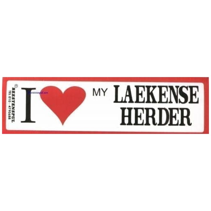 Laekense Herder I love sticker