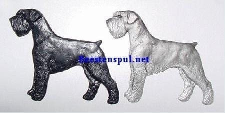 Decoratieplaat - Schnauzer 1 Schnauzer decoratieplaat