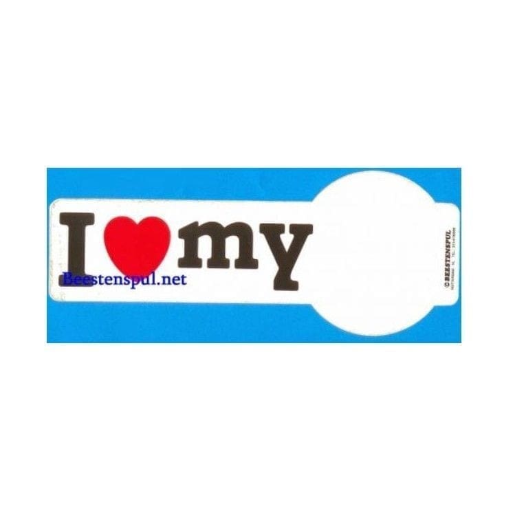 Sticker: I love my