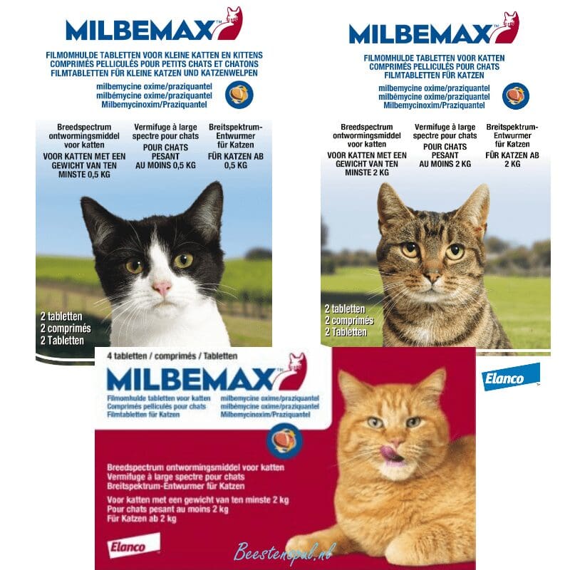 Milbemax - Ontworming Kat 1 Milbemax - Ontworming Kat