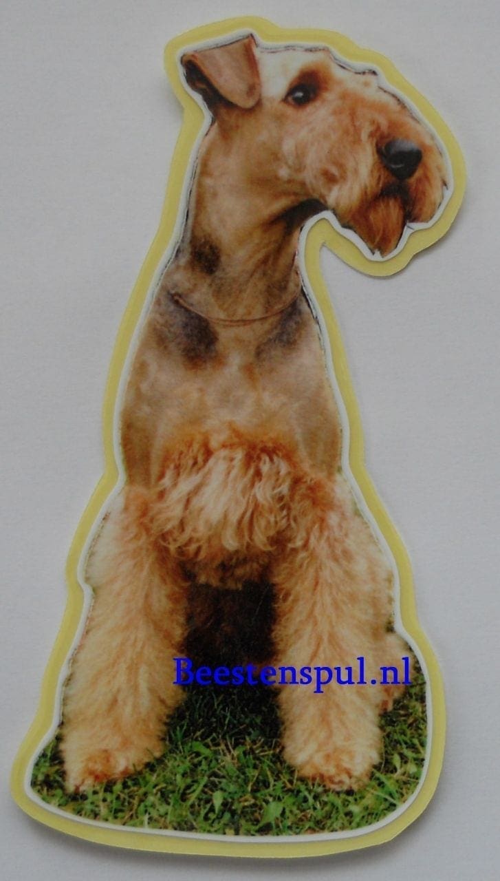 Airedale Terrier sticker 06