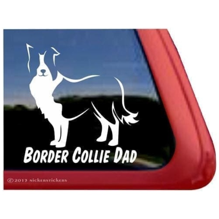 Border Collie sticker Silhouet