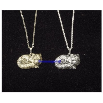 Halsketting met Hanger - Kat - Liggend