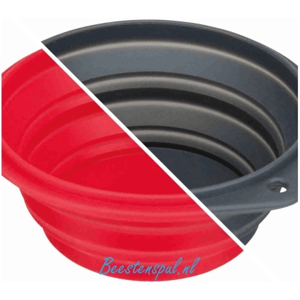 Trixie - Drink-/Voerbakje - Opvouwbaar Siliconen