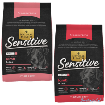 Natural Health - Lam & Rijst - Hond