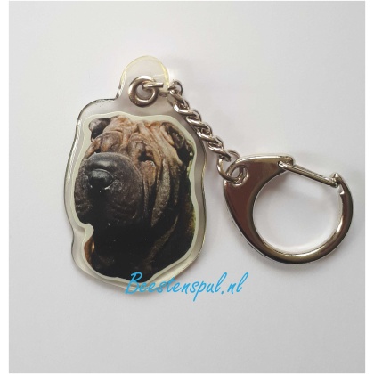 Sleutelhanger - Shar-Pei - Gummi 02