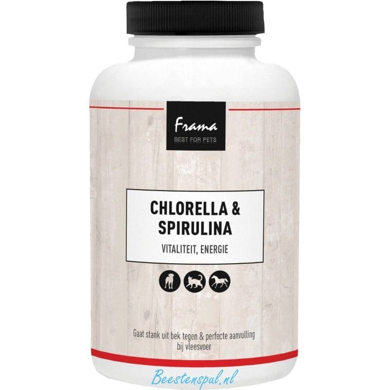 Frama Chlorella & Spirulina Beestenspul dierensport en kadoartikelen
