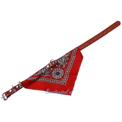 Halsband met Boerenzakdoek