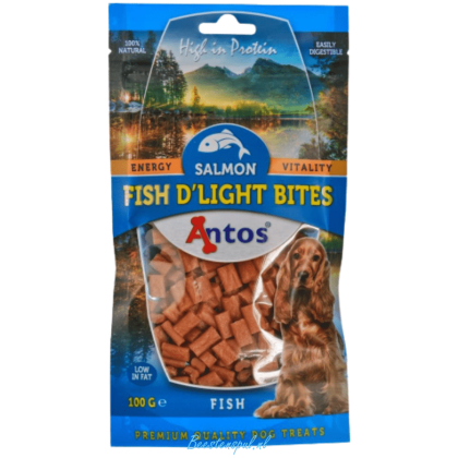 Antos - Fish D'Light - Salmon Bites, 100 gram