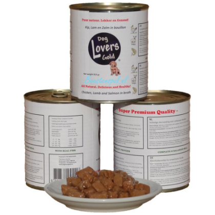 Dog Lovers Gold - Blik Natvoer