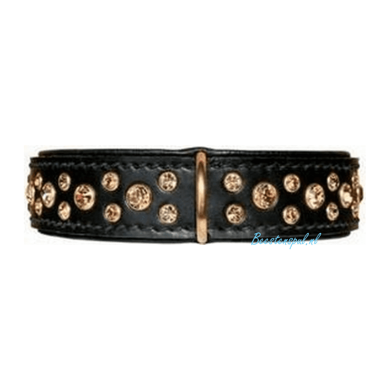 Doxtasy - Halsband Zwart/Goud – Swarovski Strass Extreme 1 Doxtasy - Halsband Zwart/Goud – Swarovski Strass Extreme