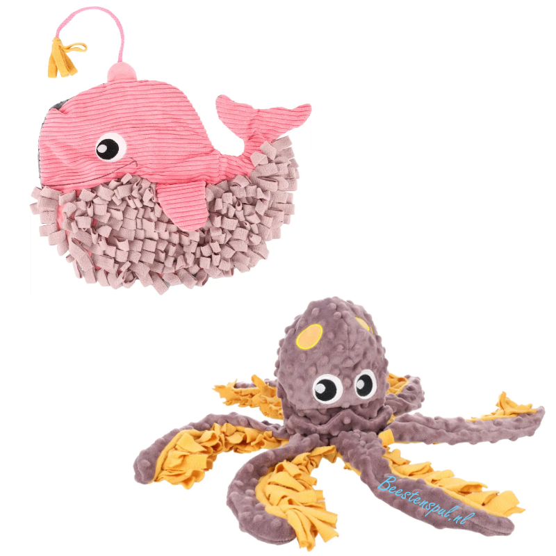 Flamingo - Snuffelmat Potvis & Octopus 1 Flamingo - Snuffelmat Potvis & Octopus