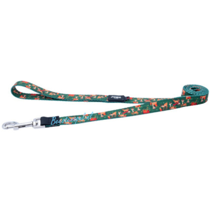 Rogz for Dogz - Lijn - Christmas - Fusion Range - S, Groen