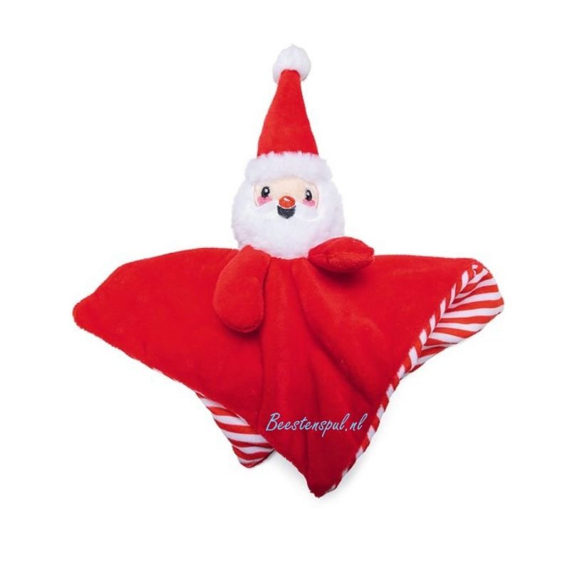 Beeztees - Kerst Knuffeldoek - Rendier & Kerstman 2 Beeztees - Kerst Knuffeldoek - Rendier & Kerstman - Afbeelding 2