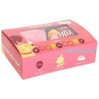 ZippyPaws - Birthday Box - Roze